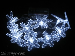 LED Battery Decoration Light, 001-004 Snowflake