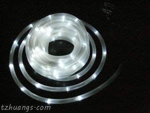 10M 100LED solar rope light, Garden Light, White